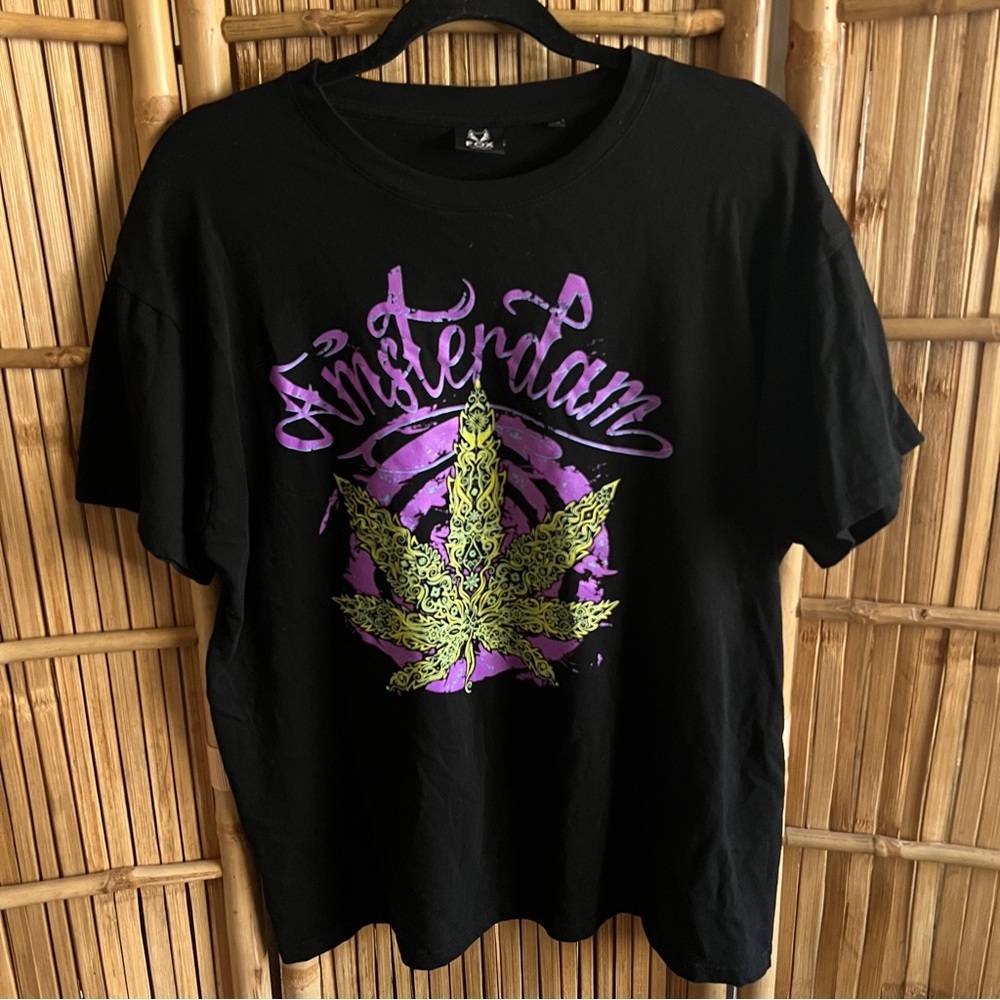 Fox Originals Amsterdam Cannabis Leaf T-Shirt